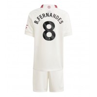 Manchester United Bruno Fernandes #8 3rd trikot Kinder 2023-24 Kurzarm (+ Kurze Hosen)